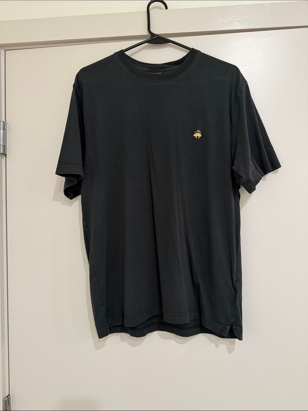 Brooks Brothers Classic Black Crewneck Short Sleeve T-Shirt